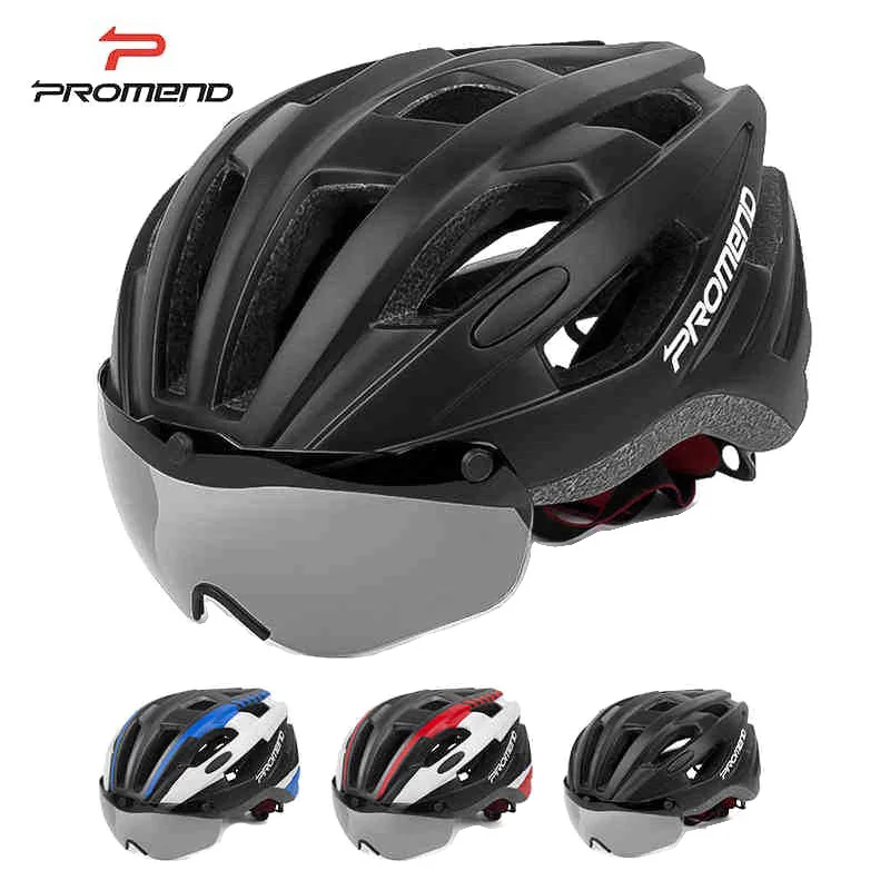 Ветрозащитный велосипедный шлем PROMEND защитные шапки для верховой езды дышащие