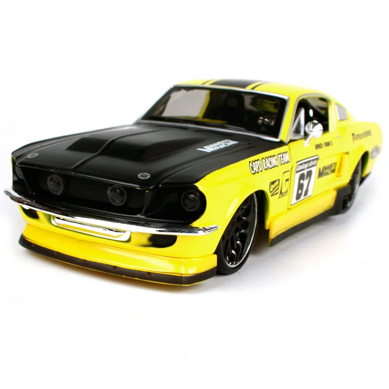 Maisto белый автомобиль Mustang GT литье под давлением для старой классической модели