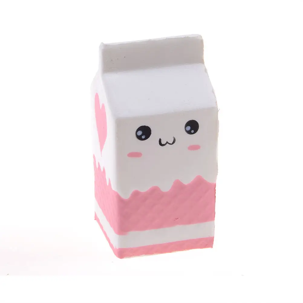 

1pcs Cartoon Sweet Cream Scented bottle Jumbo Squishy Slow Rising Milk Box Bread milk Fun Kids Toy Gift 13cm*6cm*6cm