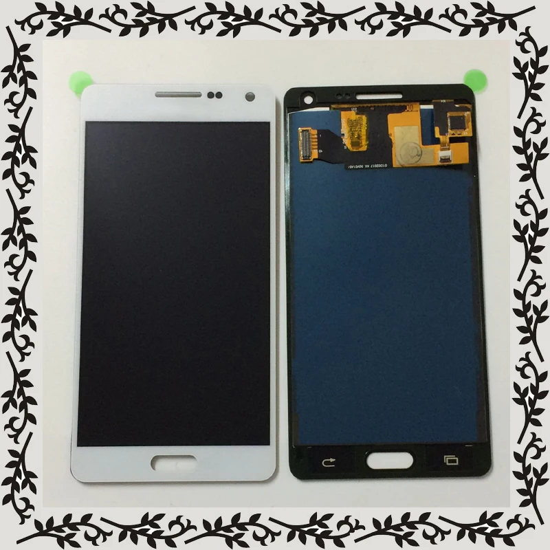 Белый Регулируемый ЖК дисплей с сенсорным экраном в сборе для Samsung Galaxy A5 2015 A500 SM