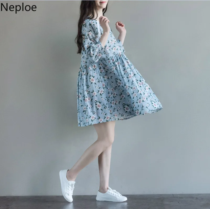 Nepole весна лето 2019 новая женская одежда маленький свежий цветок сшитое Кукольное