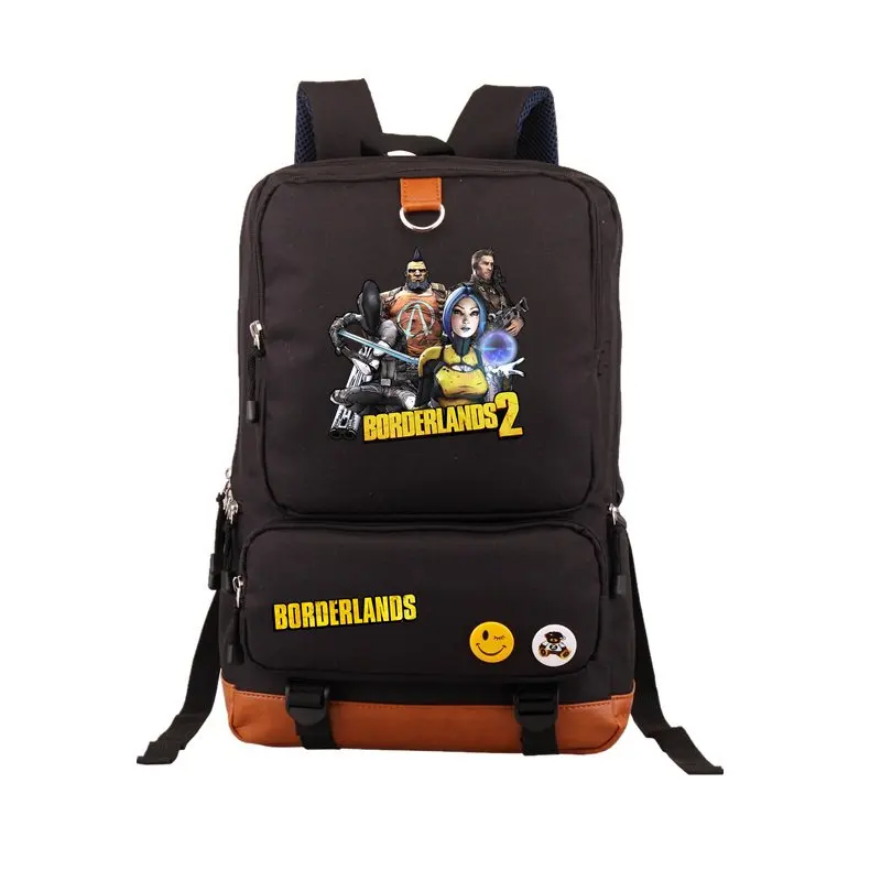 043006 Горячая игра borderland рюкзак черный школьные сумки Bookbag Косплей геймер Дети Подростки плечо ноутбук дорожные сумки подарок - Цвет: 043006