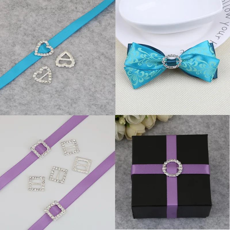 6 шт./компл. различные стразы пряжки пригласительные карты свадебные ленты