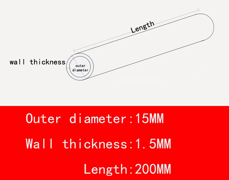 Труба из нержавеющей стали 304 не коррозийная внешний диаметр 15 мм/Толщина стен 1 5
