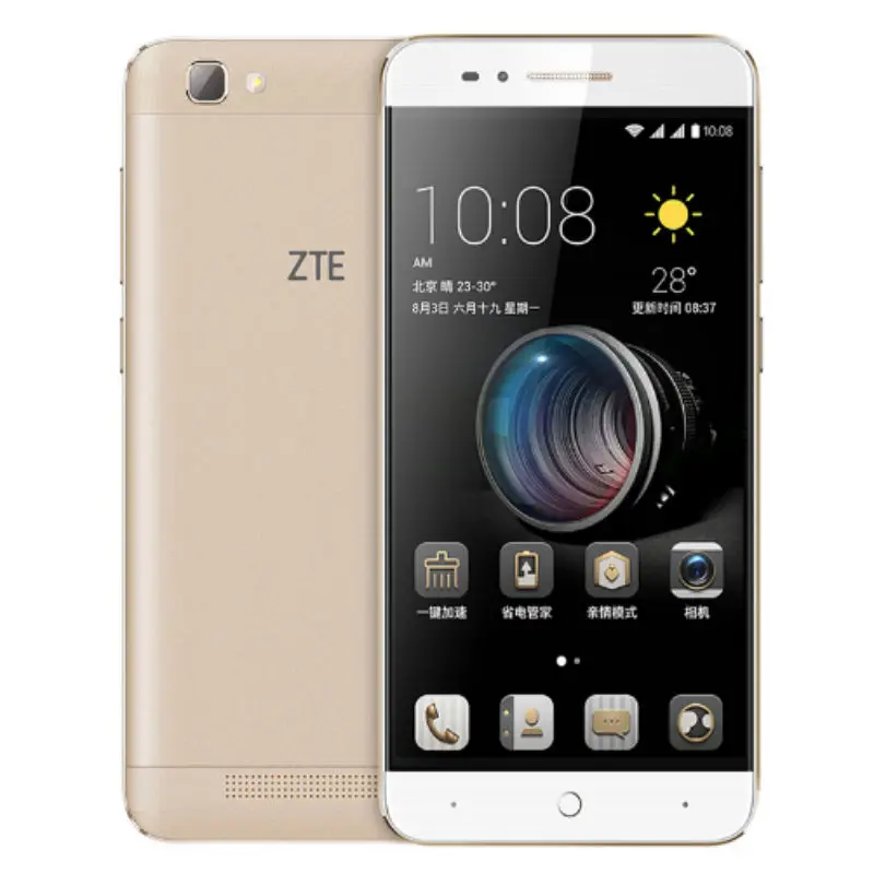 Оригинальный ZTE ba610t mtk6735p четыре ядра телефон Android5.1 1G RAM 8G ROM 8.0MP 4000 мАч Dual SIM 8MP OTG