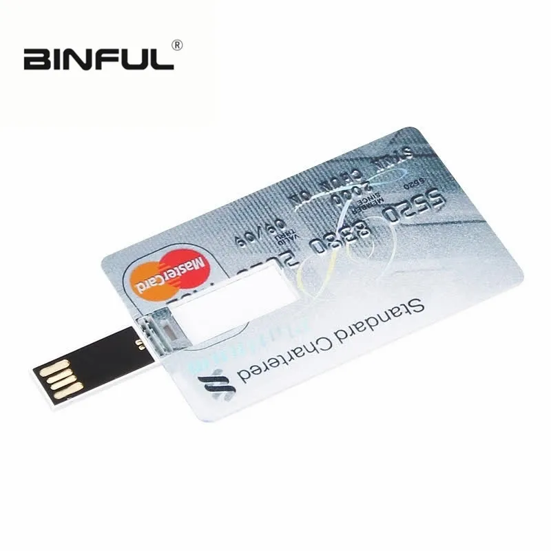 Флешка Super Slim карты USB флэш-накопитель 4 ГБ 8 ГБ 16 ГБ 32 ГБ 64 Гб 128 ГБ флэш-память банк кредитной карты памяти флэш-диски бесплатный Пользовательский логотип
