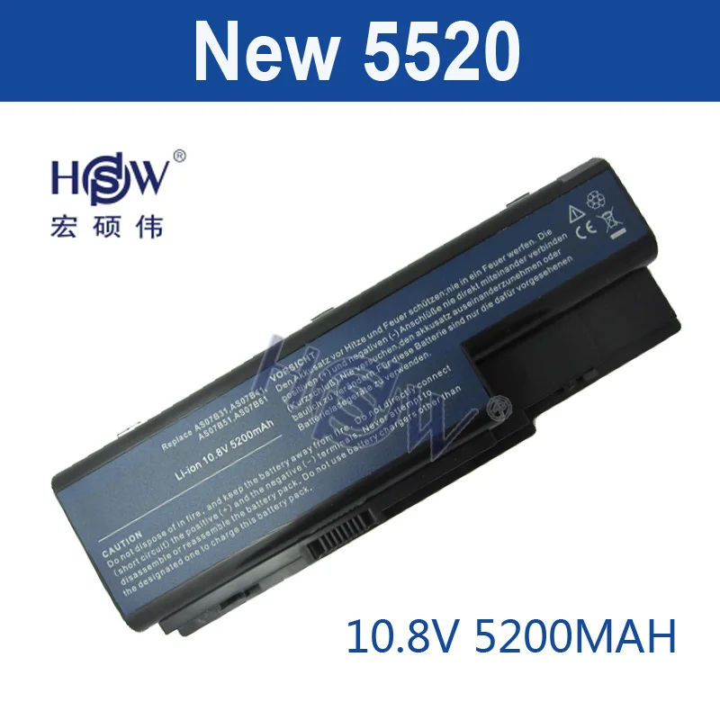 HSW 5200 мАч аккумулятор AS07B31 AS07B41 AS07B51 AS07B61 AS07B71 AS07B72 AS07B42 для Acer Aspire 5230 5235 5310 5315 5330 5520 |