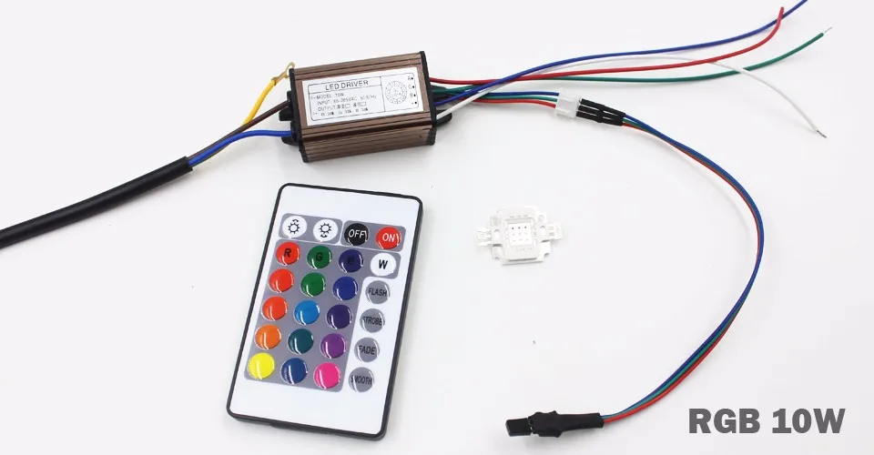 10W 20W 30W 50W 100W COB изменяемый RGB светодиодный чип прожектор светильник + источника