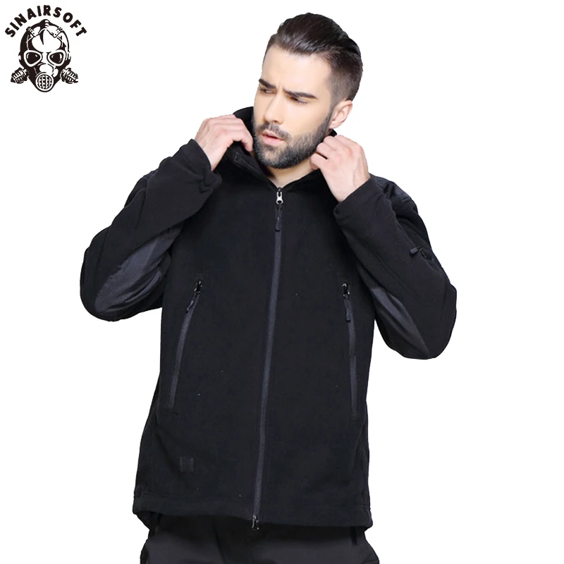 

Winter Jacket Military Tactical Outdoor Soft Shell Fleece Warm Jacket Men Sportswear Army Fleece Thermal Hunting Sport