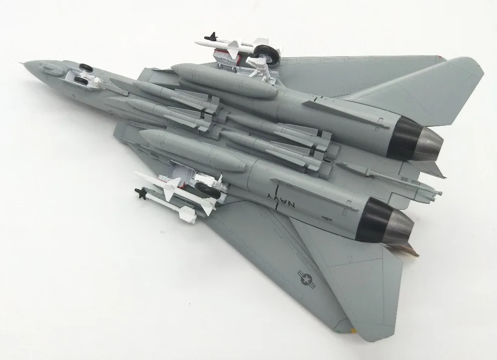 Труба 1: 72 США F-14D VF-31 бомба кошка эскадрилья мужской F14 модель истребителя