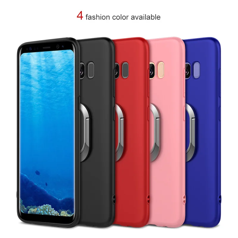 Гибридные Чехлы для Samsung Galaxy S8 S9 S10 Plus E автомобильный магнитный держатель