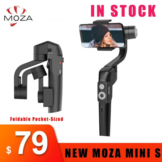 instock MINI S MOZA MINI MI мини S 3-осевой портативный смартфон сотовый телефон видеокамеры Стабилизатор для iPhone X 8 плюс samsung S9 S8 S7 VS Zhiyun Smooth Q 4 Vimble - Цвет: instock MINI S