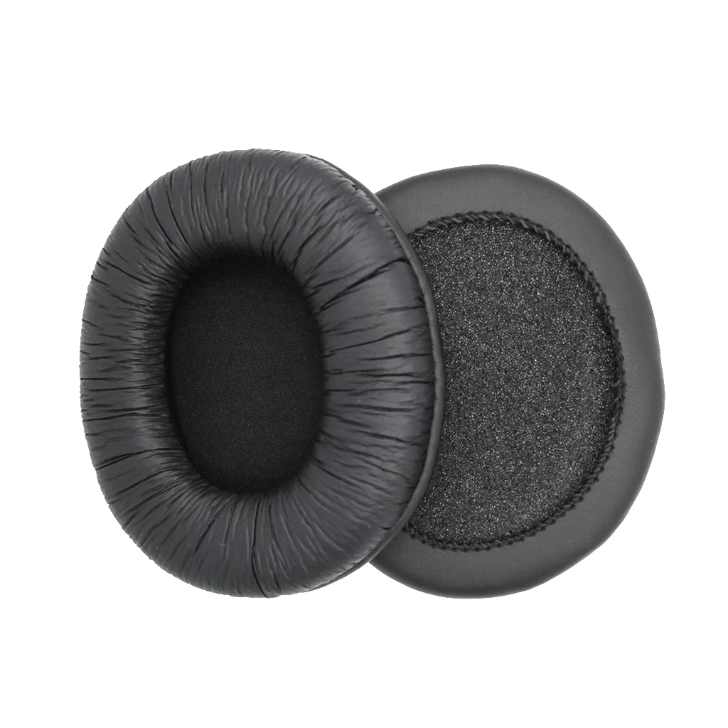 Earpads Replacement Ear Pads Cushions For Sony MDR-7506 MDR-V6 V6 MIC BLK Headset high quality soft Protein skin Good vioce 