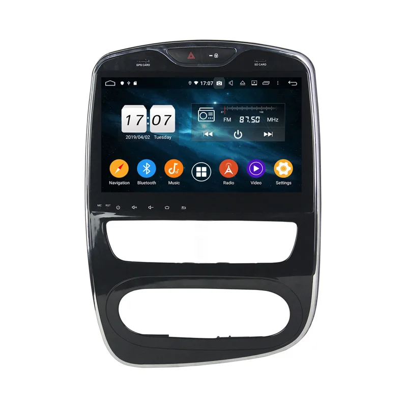 Android 9 0 для Renault Clio/аналоговый/цифровой 2016 Octa Core PX5 автомобильный мультимедийный DVD