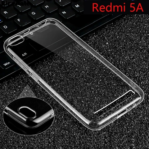 Чехол Ricestate для Xiaomi Redmi 5A, Ультратонкий Прозрачный чехол из ТПУ для Redmi 5A, прозрачный мягкий силиконовый чехол-накладка с кристаллами
