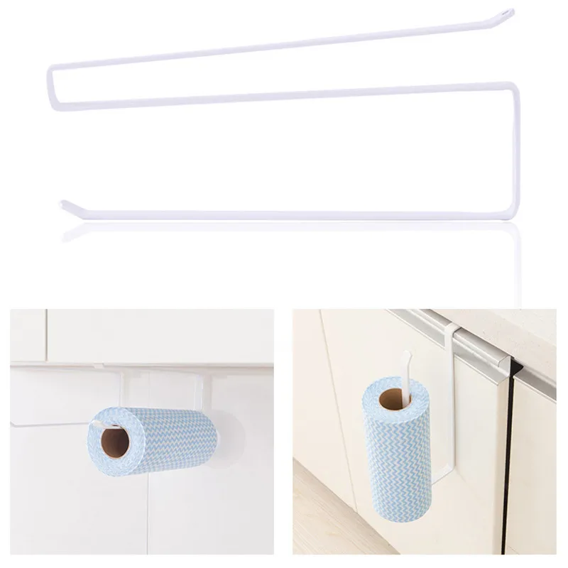Новейшее железо рулон бумажная стойка кухонный шкаф подвесной держатель для бумажных полотенец стойка для хранения бумажных полотенец