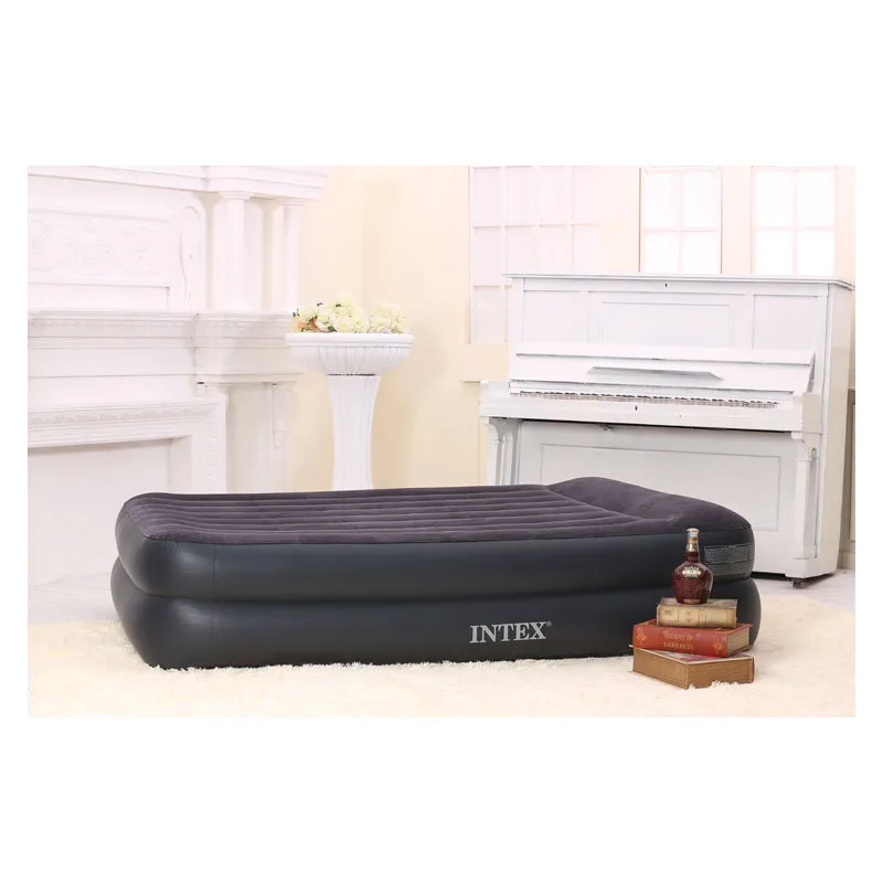 INTEX 66720 двойной человек 152*203*42 см увеличенный надувной коврик двойной слой утолщение матрас встроенная подушка надувная кровать