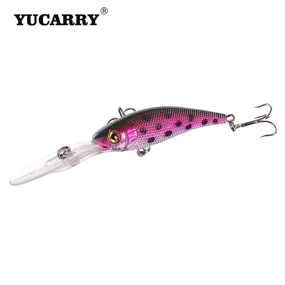 YUCARRY брендовая 7 видов цветов приманка для рыбалки 11 см/7 6 г крюк PESCA Рыболовная