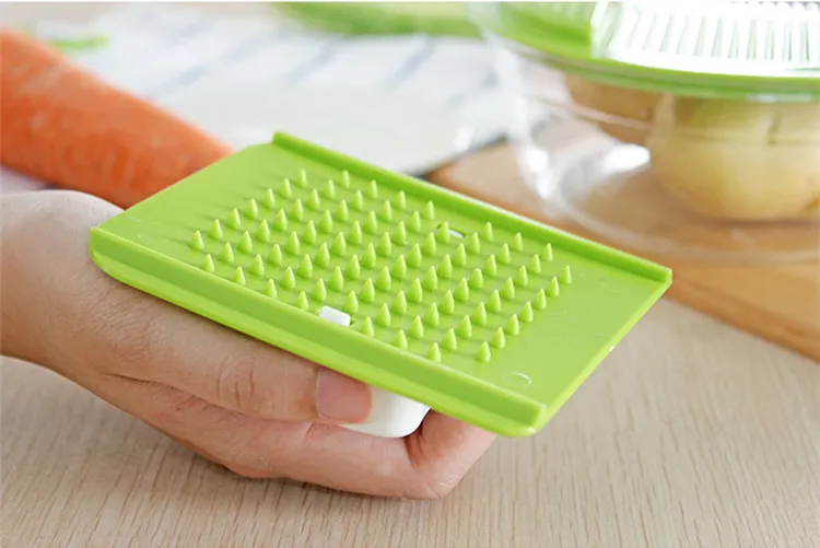 LMETJMA мандолина овощерезка Dicer нож для резки фруктов с 4 сменными лезвиями из нержавеющей стали инструмент для резки картофеля
