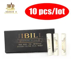 RU-JIBILL 10/50/80/100 шт./лот в виде курительной трубки фильтров 9 мм с двух сторон Керамика фильтр для обучения нанесению акрила мундштук курительная трубка fd0020-2 - Цвет: 10pcs
