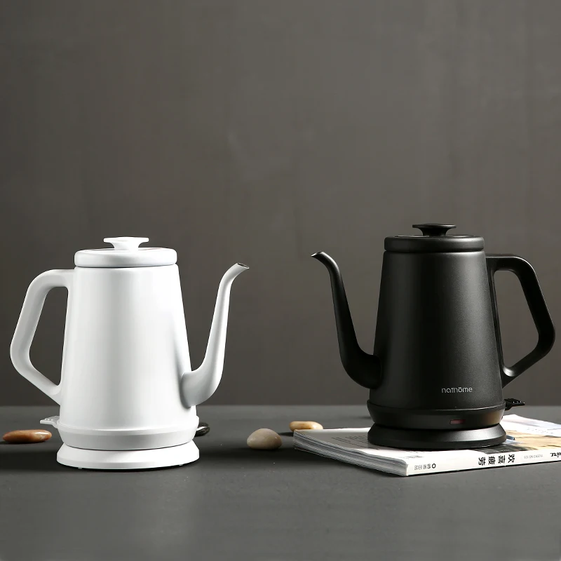 

220V Electric Kettle Household Classic Swan Neck Teapot 1000ML Stainless Steel Auto Power Off Protection Water Boiler