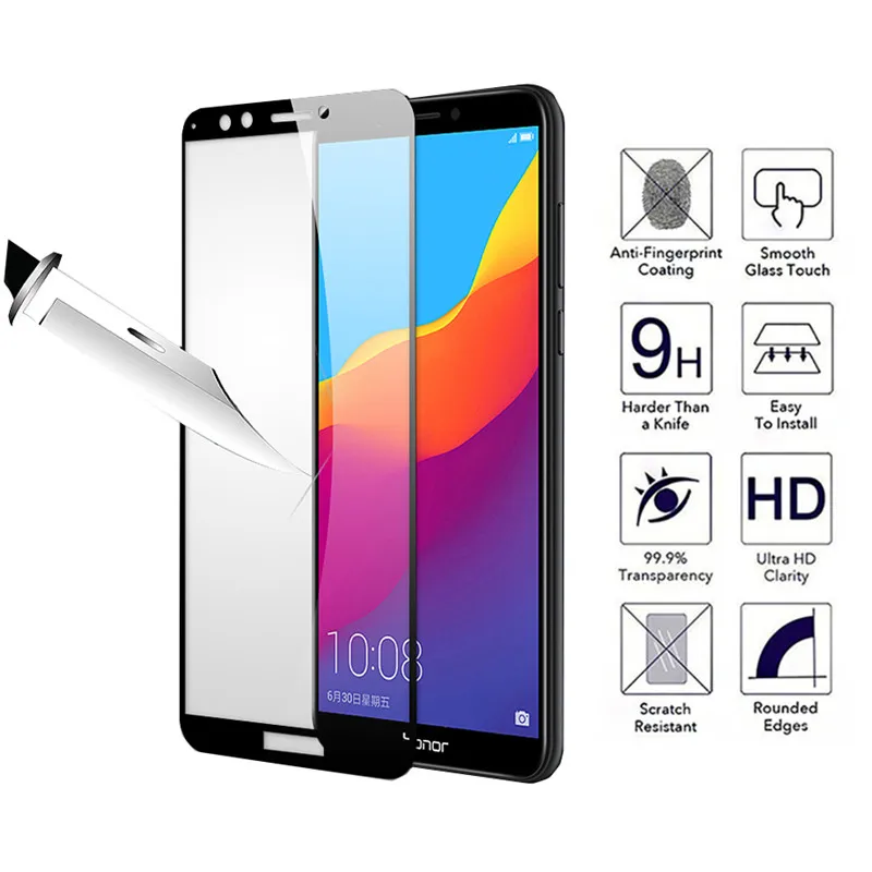 Защитное стекло для huawei honor 9 9lite 10 8x 8lite 8 huavei hono x8 light tremp | Мобильные телефоны и