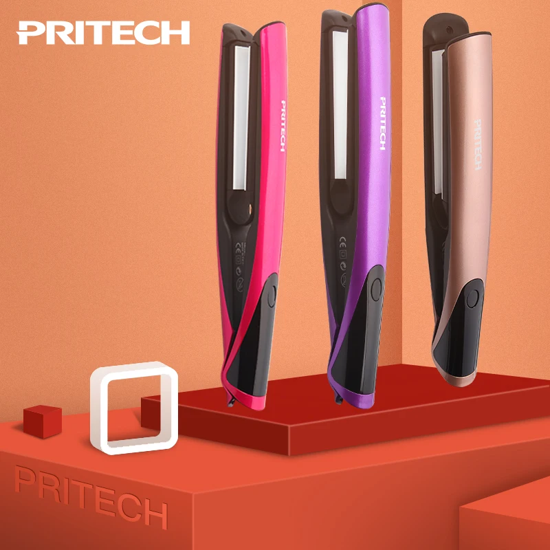 Керамический выпрямитель для волос PRITECH профессиональный утюжок быстрого