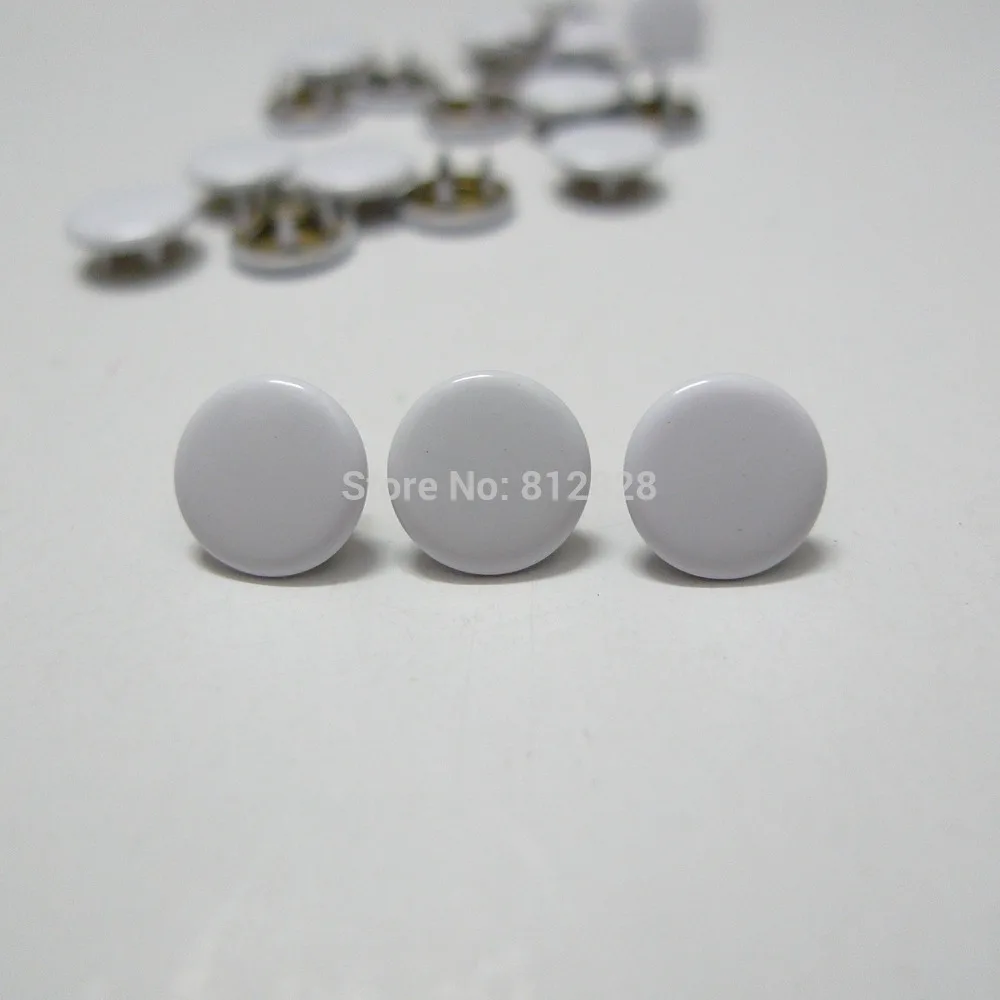 50 наборов 10 мм однотонные кнопки #9 WHITE Prym Prong Oeko Tex 100 сертификат одобрен|prong snap|prong