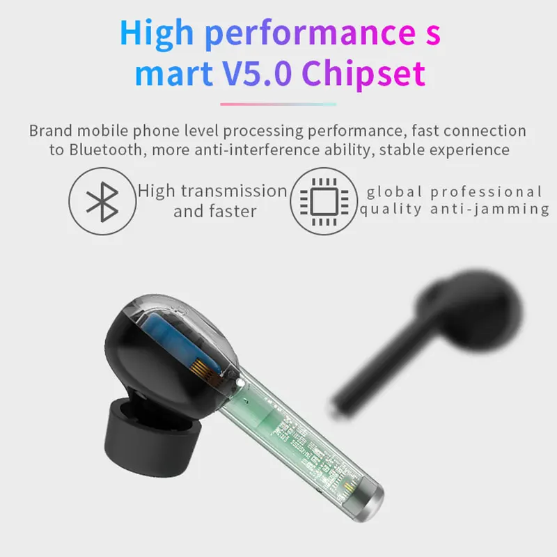 TW40 TWS с сенсорным управлением настоящие беспроводные Bluetooth наушники спортивные