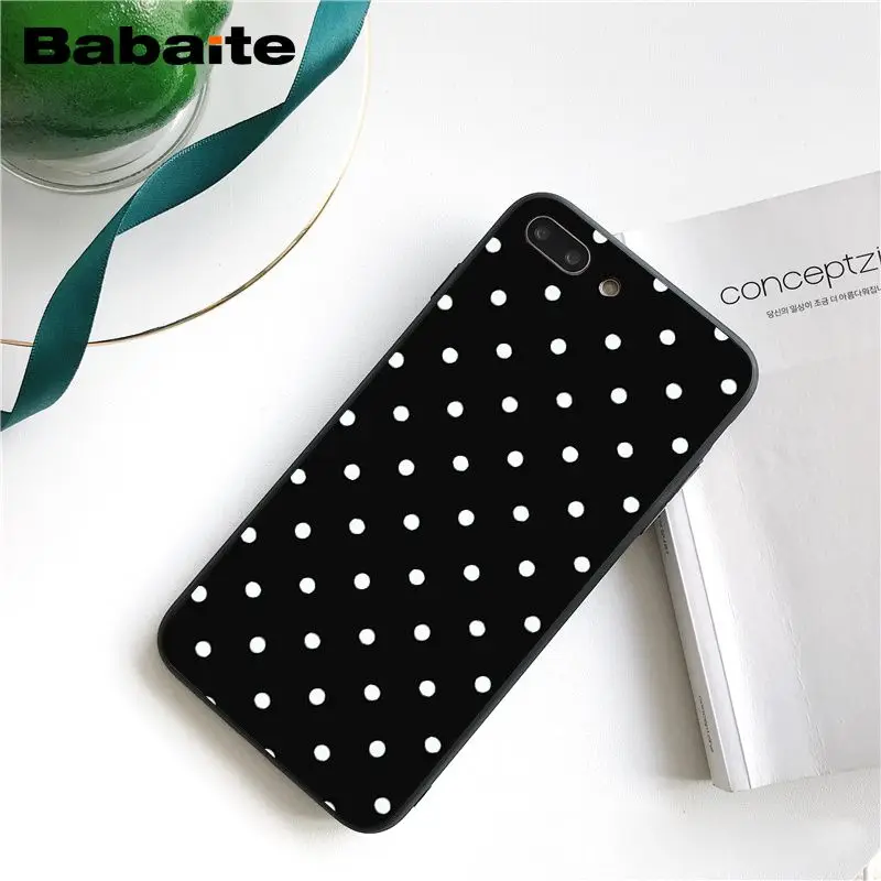 Babaite чехол для телефона в горошек для iphone 11 Pro 11Pro Max 5 5Sx 6 7 7plus 8 8Plus X XS MAX XR