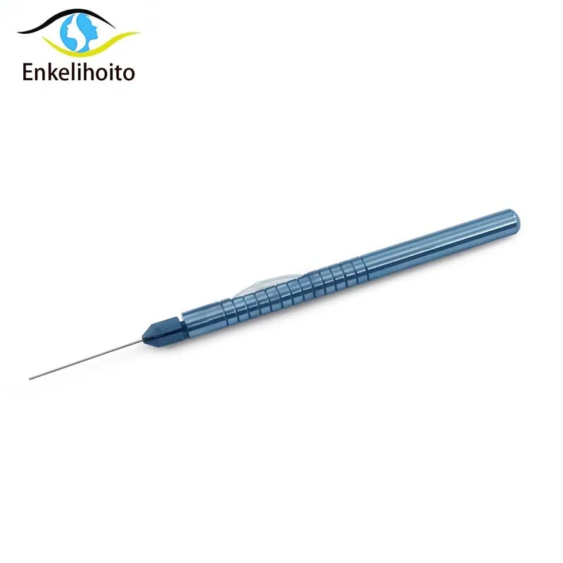 Игла для биопсии прямые валы с силикагелем cannulation внутри 20G23G офтальмологическое микроскопия устройство с силиконовой Трубкой