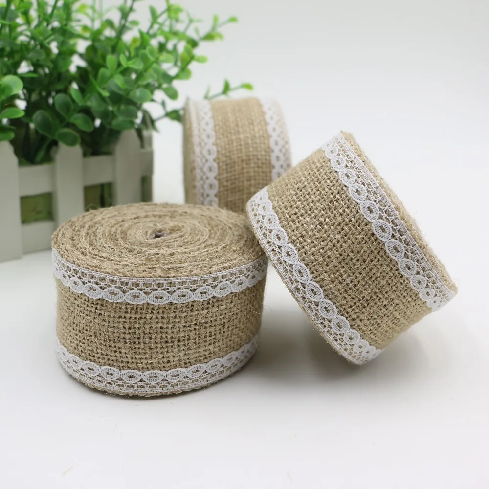 Новинка 5 см в ширину 2 метра натуральные планки ленты деревенская Свадьба