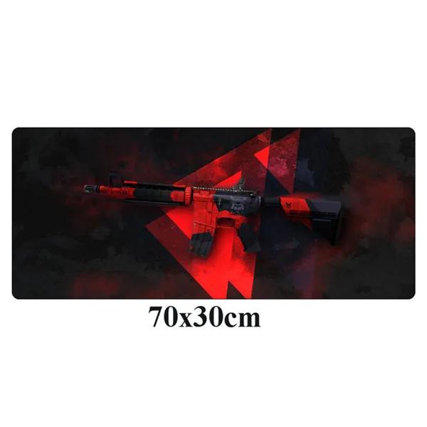 NO.1 Большой игровой коврик для мыши 70x30 см CS GO, игровой коврик для мыши, противоскользящий фиксирующий край, коврик для клавиатуры, компьютерный коврик - Цвет: NO.1
