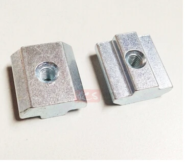 

20pcs M4 M5 M6 M8 T Sliding Nut Block Zinc Plated Carbon Steel Aluminum Accessories For 3030 Aluminum Profile