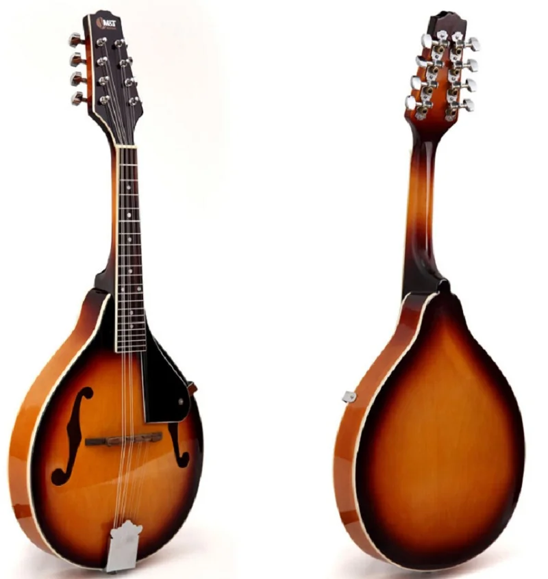 Мандолина s-бренда Sunburst 8-струнный музыкальный инструмент из липы мандолина