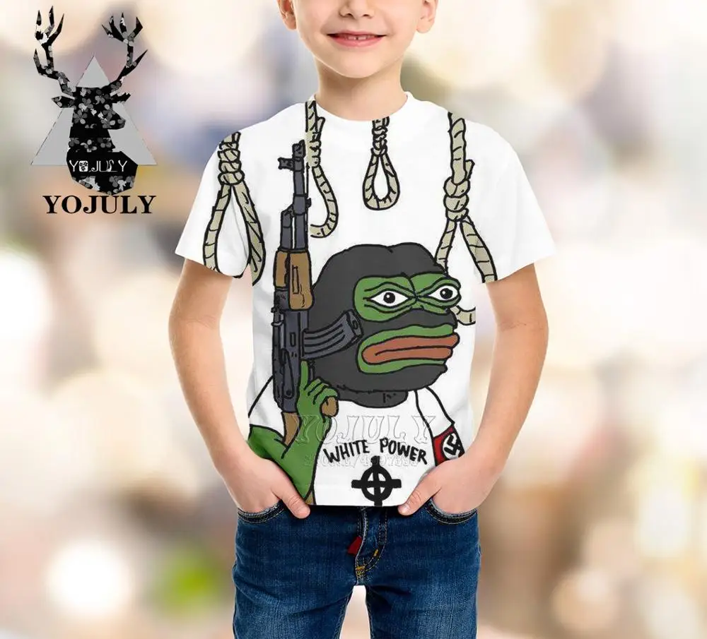 YOJULY грустная лягушка сетка красные животные Харадзюку для маленьких мальчиков