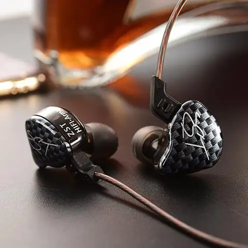 KZ ZST наушники Pro arament Dual Driver съемные В Ухо Аудио мониторы шумоизоляция HiFi музыка