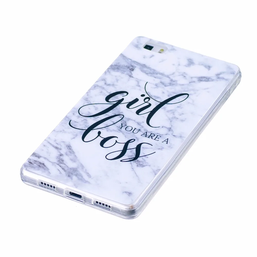 ARYIKUM Silicone Case For etui Huawei P8 Lite P8Lite ALE-L21 Marble SmartPhone Coque Cover Huawey Hawei Funda |