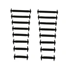 Новые искусственные бриллианты, Т-образный шнурки Креативный дизайн унисекс Для женщин мужские атлетические кроссовки без завязок; Эластичные силиконовые шнурки ко всем кроссовкам; 16 шт.компл.