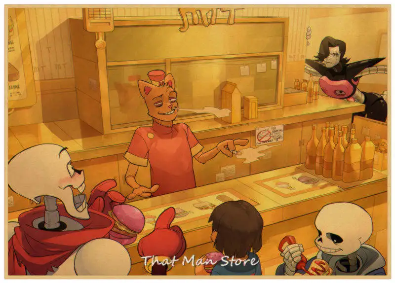 Ретро постеры из крафт-бумаги для украшения стен гостиной 42*30 см | Дом и сад