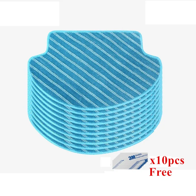 10 шт. пылесос Швабра Ткань для ecovas Deebot DE55 M80 DT85/DT83/DM81/DM85/DR95/DR92/DR98 части пылесоса