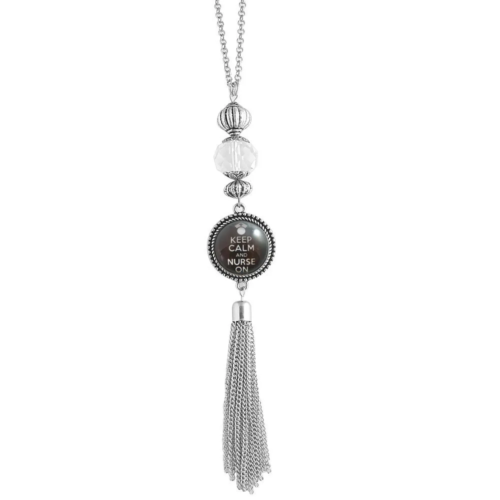 KB0510KB2539-N Partnerbeads, новинка, трендовая цепочка, этническое ожерелье с кисточкой, женское ожерелье с подвеской, s, металлический сплав, кнопки, ювелирные изделия, 18 мм, колье - Окраска металла: KB0510KB2539-N