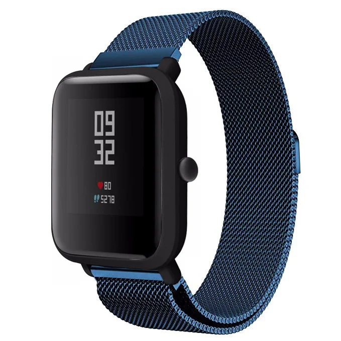 Браслет для Amazfit ремешок Bip металлический из нержавеющей стали для Xiaomi Huami Amazfit GTS/gts 42 мм часы замена наручных ремешков