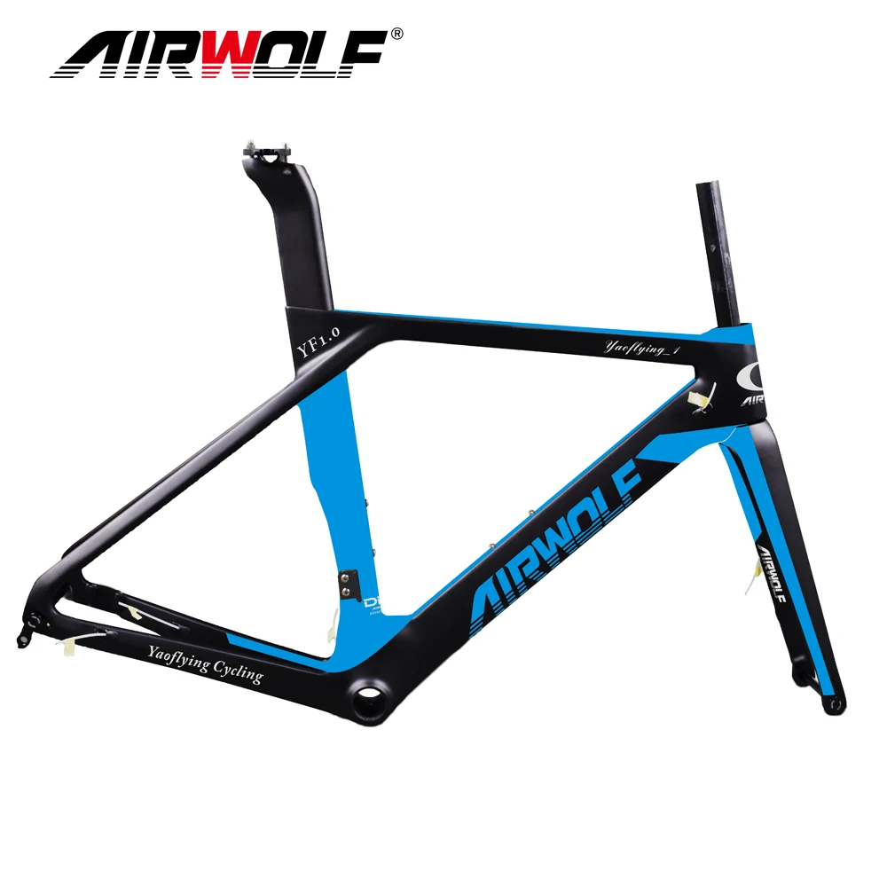 Airwolf велосипедная Рама из углеродного волокна размеры 49/52/54/56 см Bicicleta углеродное