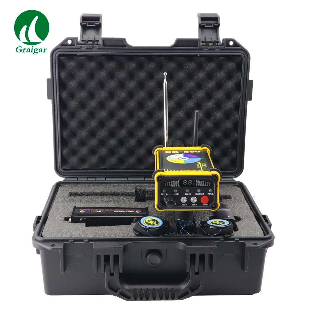

GR-200 Underground Treas Metal Detector Best Laser Pointing Techlogy Underground Treasure Hunter Factory Supply