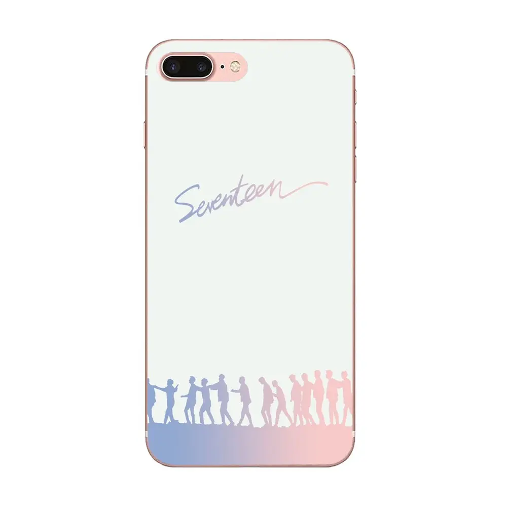Мягкий чехол для телефона с логотипом Kpop Seventeen Huawei P7 P8 P9 P10 P20 P30 Lite Mini Plus Pro 2017 2018
