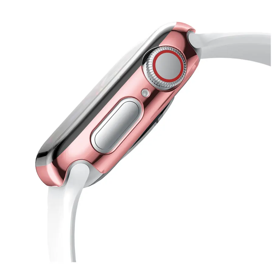 Защитная крышка для apple Watch band 4(iwatch 5) 44 мм 40 мм apple watch 3 2 1 42 мм 38 мм водонепроницаемый Бампер аксессуары