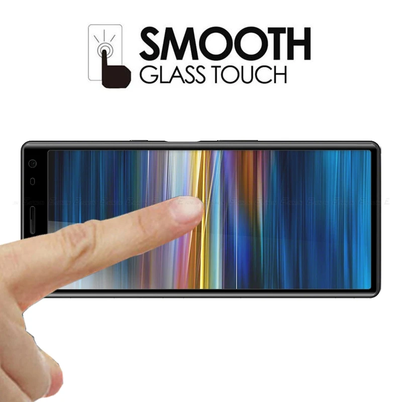 3D изогнутый край Полное покрытие жесткое закаленное стекло для Sony Xperia 8 Lite 5 1 10 II III