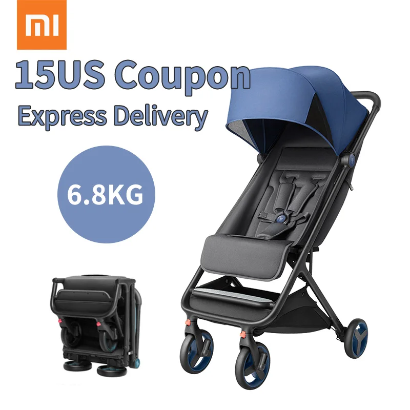 UPS Бесплатная доставка! MI Брендовая детская коляска xiao mi 6 9 кг Одноручный открытый