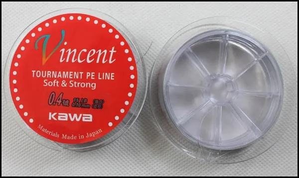 KAWA леска, Винсента PE леска, PE восемь плетеная, мягкая и прочная, protofilament импортируется из Японии